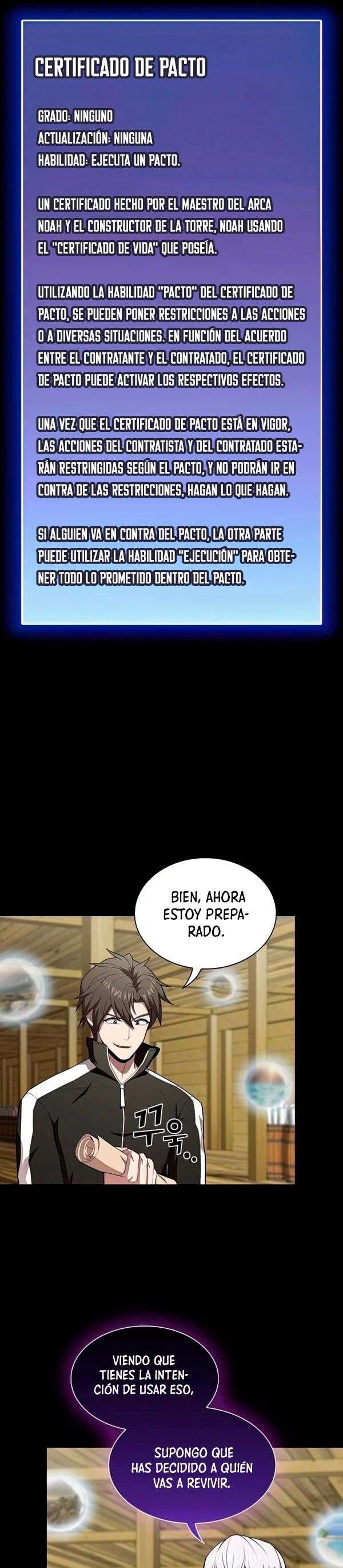 la torre del tutorial con el jugador avanzado Capitulo 122 página 27