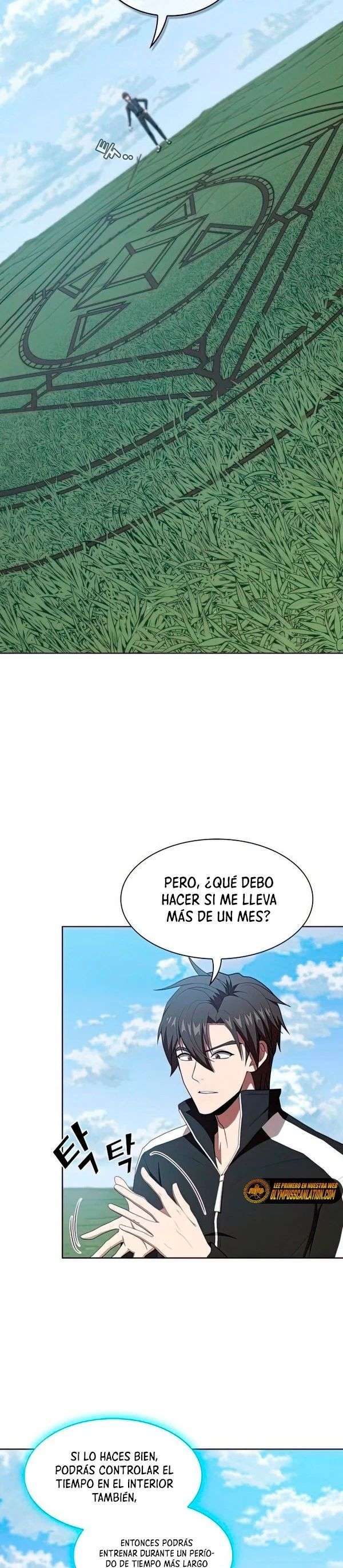 la torre del tutorial con el jugador avanzado Capitulo 122 página 30