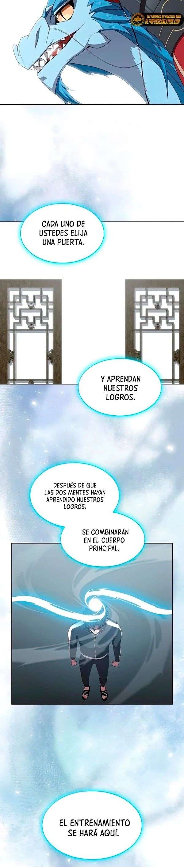 la torre del tutorial con el jugador avanzado Capitulo 122 página 38