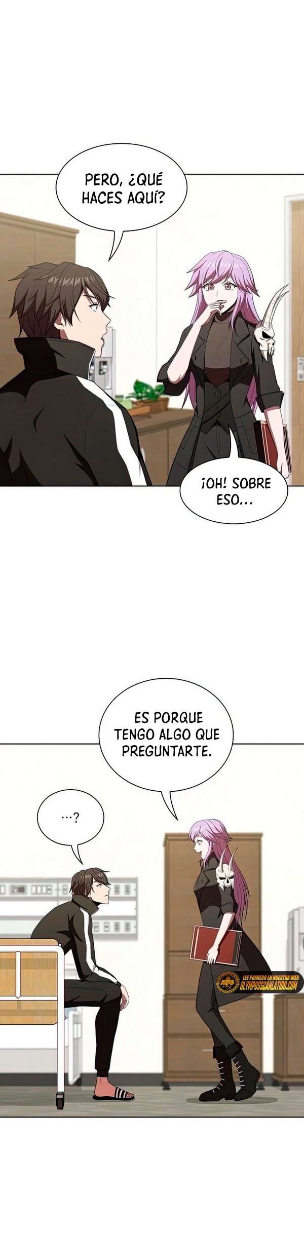 la torre del tutorial con el jugador avanzado Capitulo 134 página 14