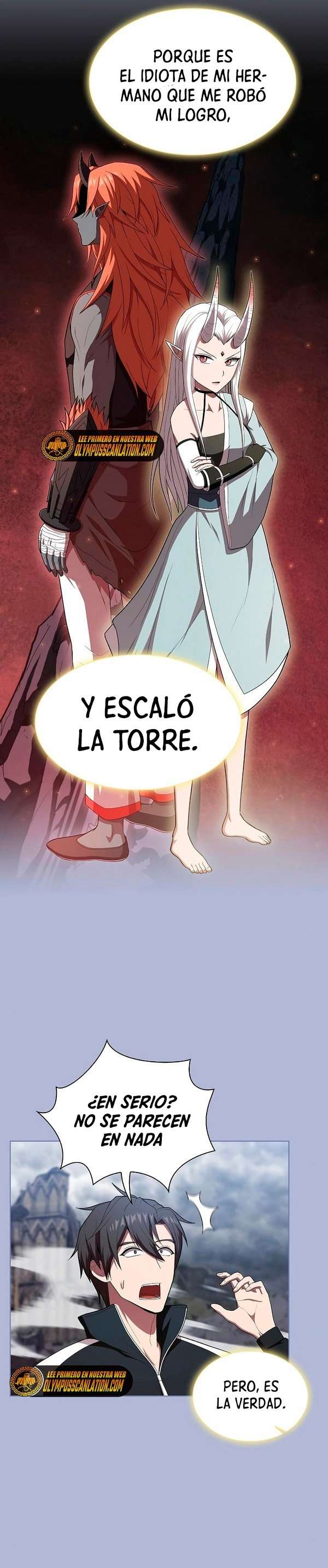 la torre del tutorial con el jugador avanzado Capitulo 138 página 32