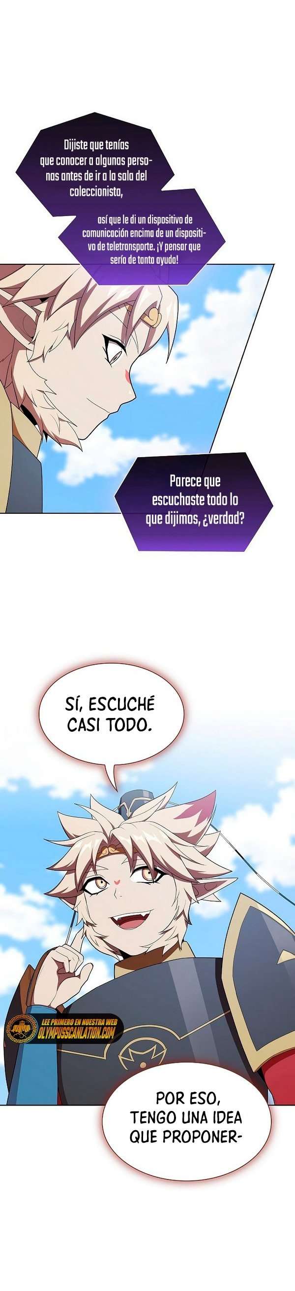 la torre del tutorial con el jugador avanzado Capitulo 140 página 40