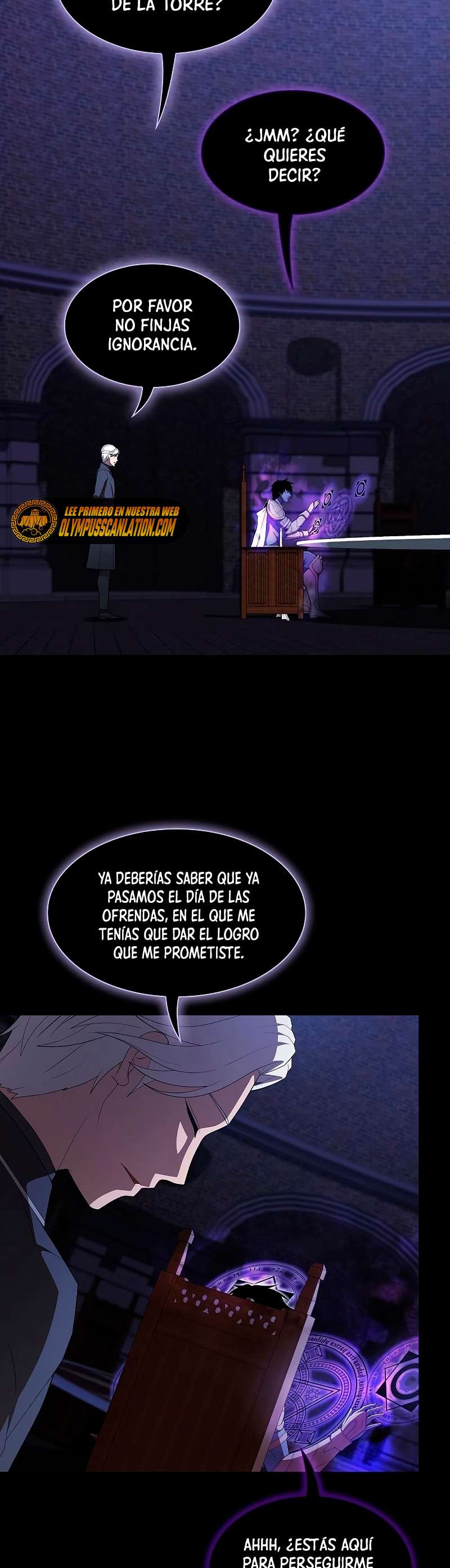 la torre del tutorial con el jugador avanzado Capitulo 147 página 28