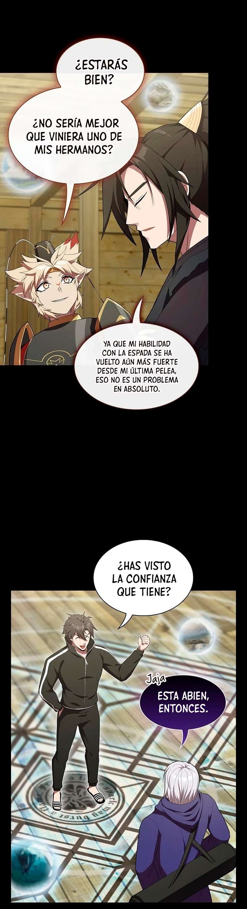 la torre del tutorial con el jugador avanzado Capitulo 151 página 36