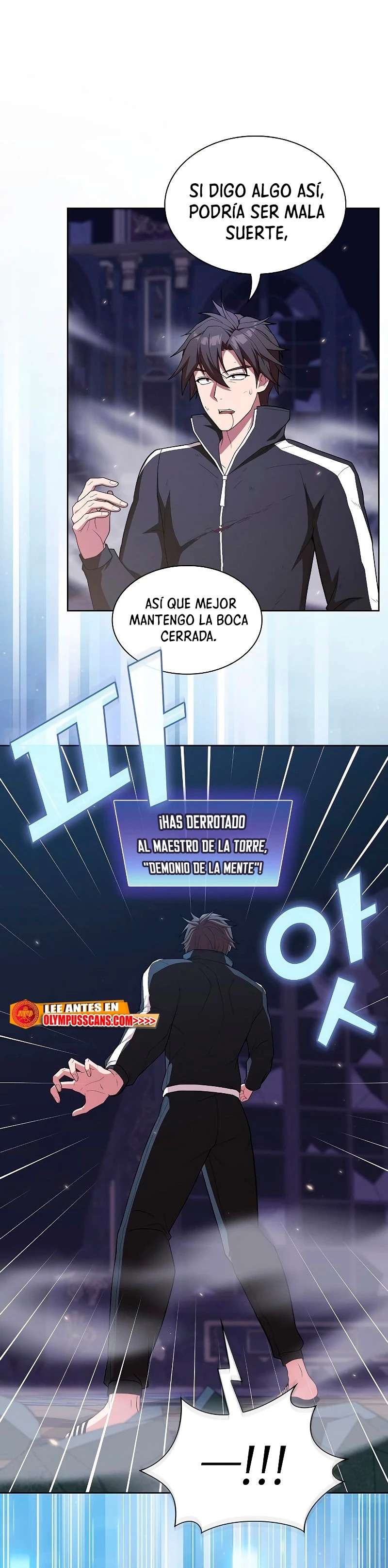 la torre del tutorial con el jugador avanzado Capitulo 159 página 4