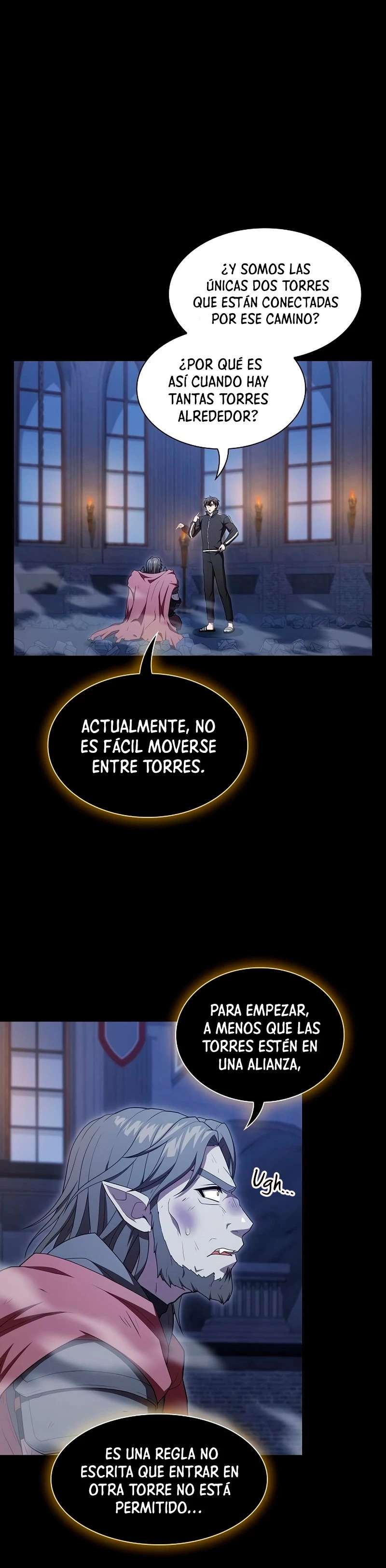 la torre del tutorial con el jugador avanzado Capitulo 163 página 27