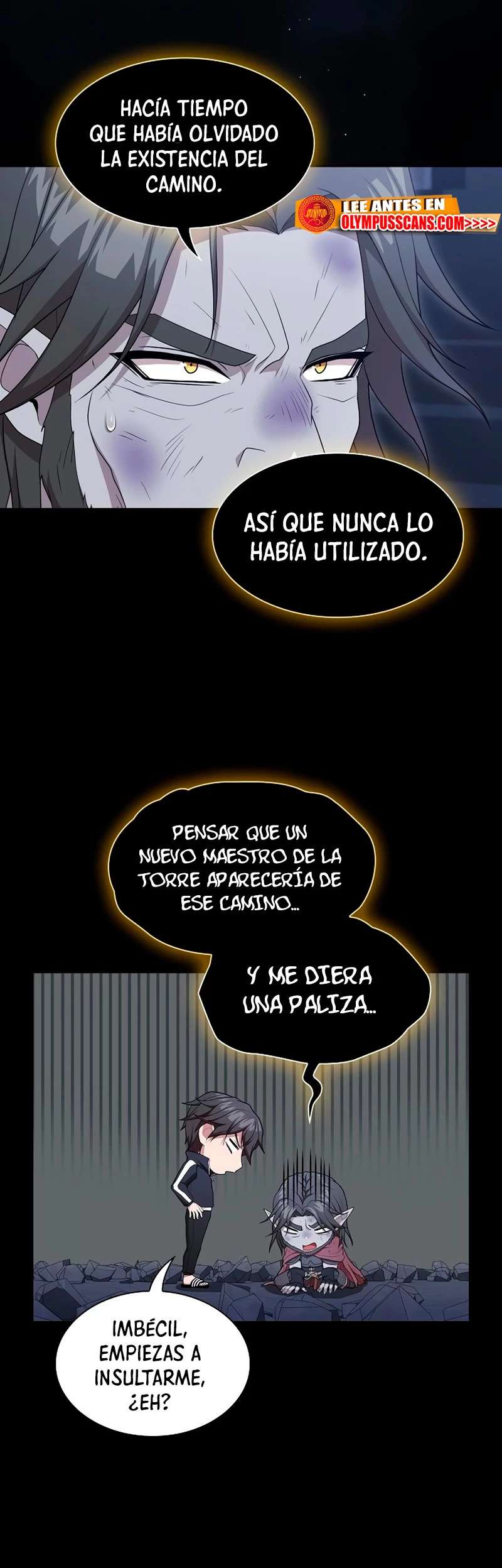 la torre del tutorial con el jugador avanzado Capitulo 163 página 29