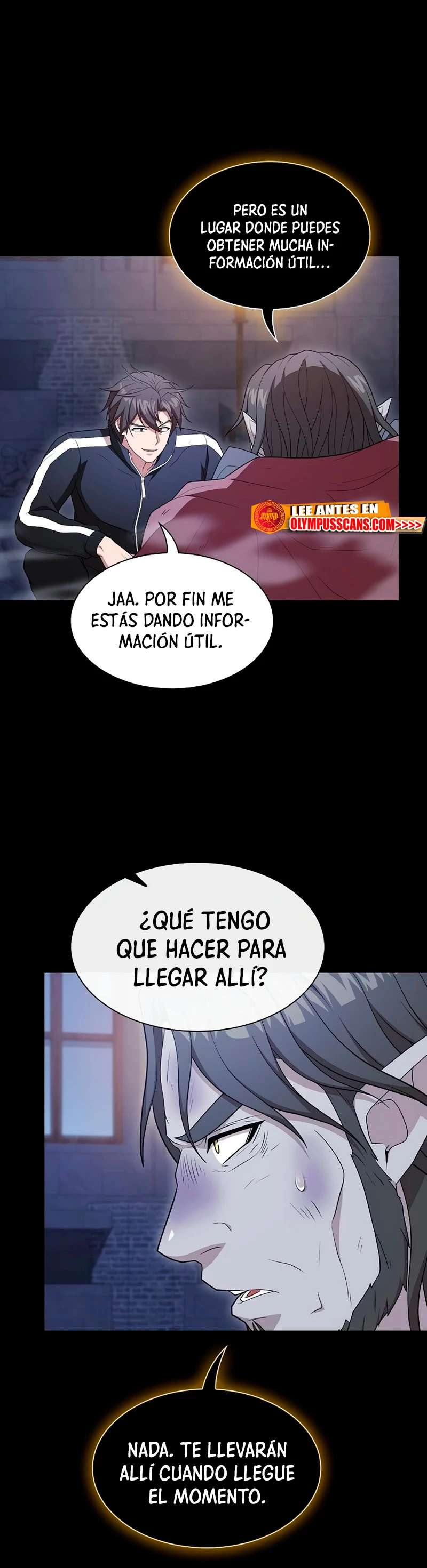 la torre del tutorial con el jugador avanzado Capitulo 163 página 35
