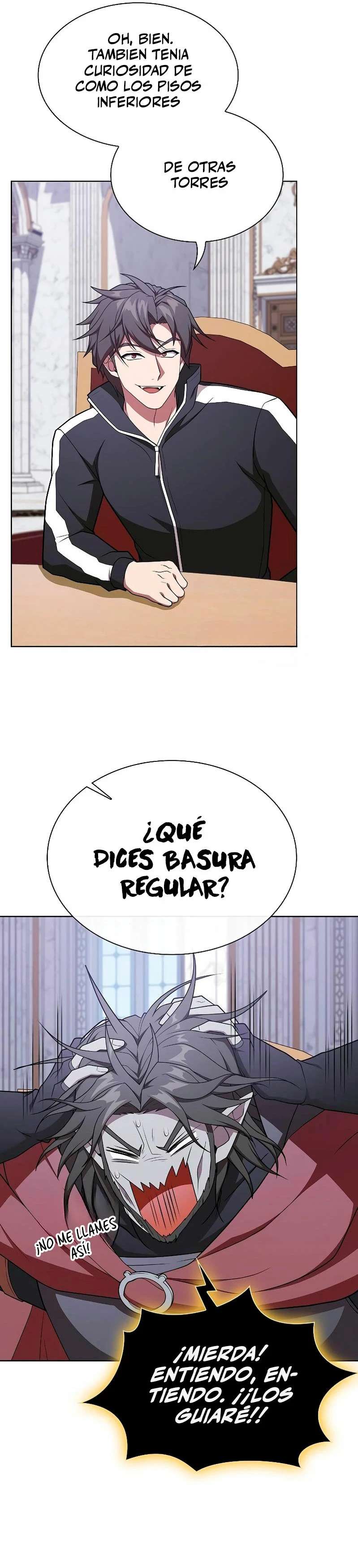 la torre del tutorial con el jugador avanzado Capitulo 178 página 47