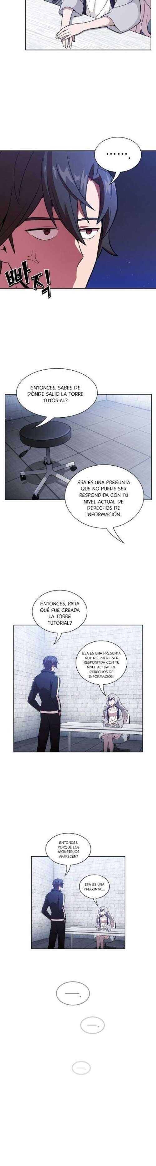 la torre del tutorial con el jugador avanzado Capitulo 18 página 10