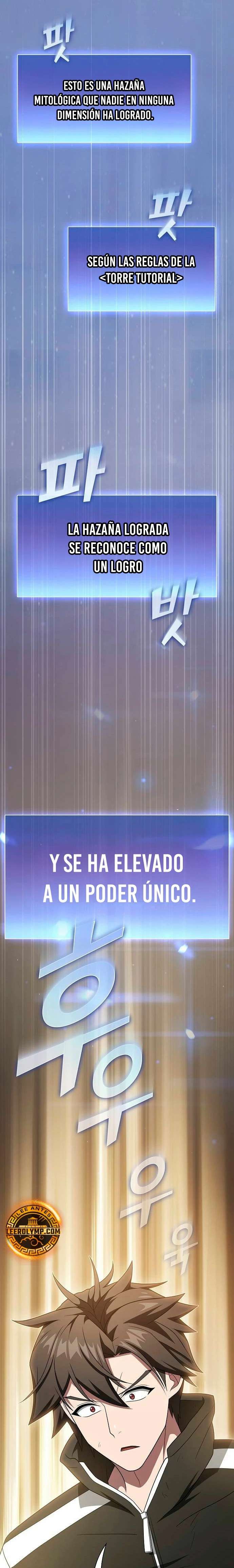 la torre del tutorial con el jugador avanzado Capitulo 217 página 26