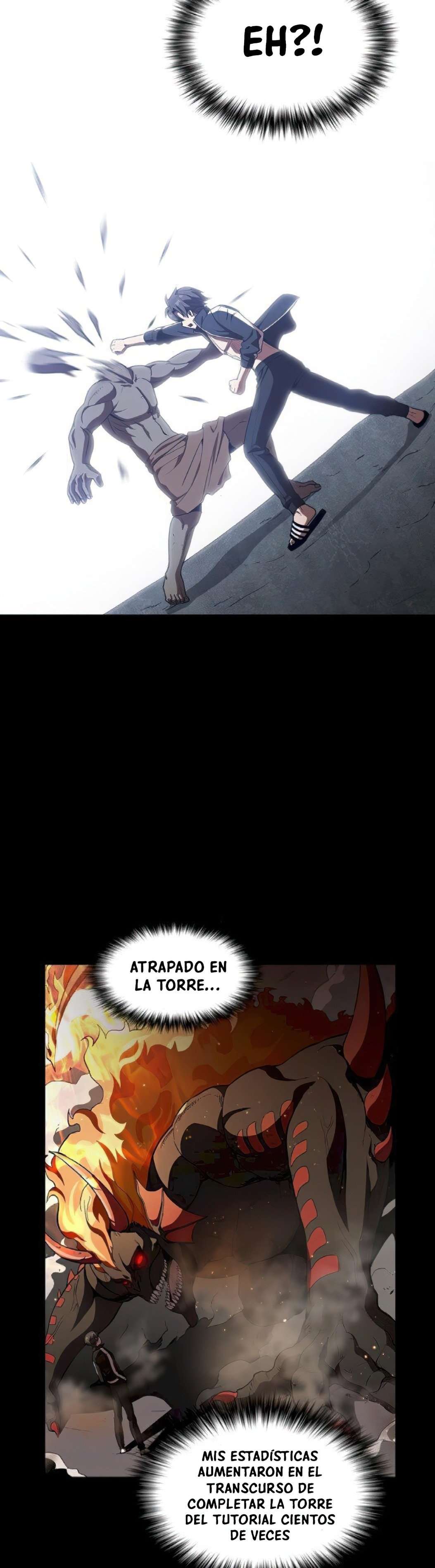 la torre del tutorial con el jugador avanzado Capitulo 23 página 38