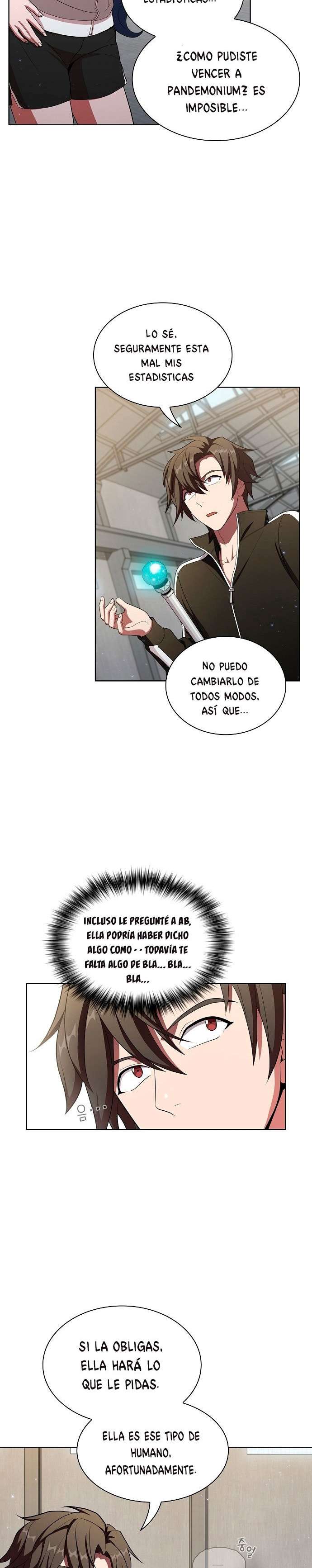 la torre del tutorial con el jugador avanzado Capitulo 37 página 21