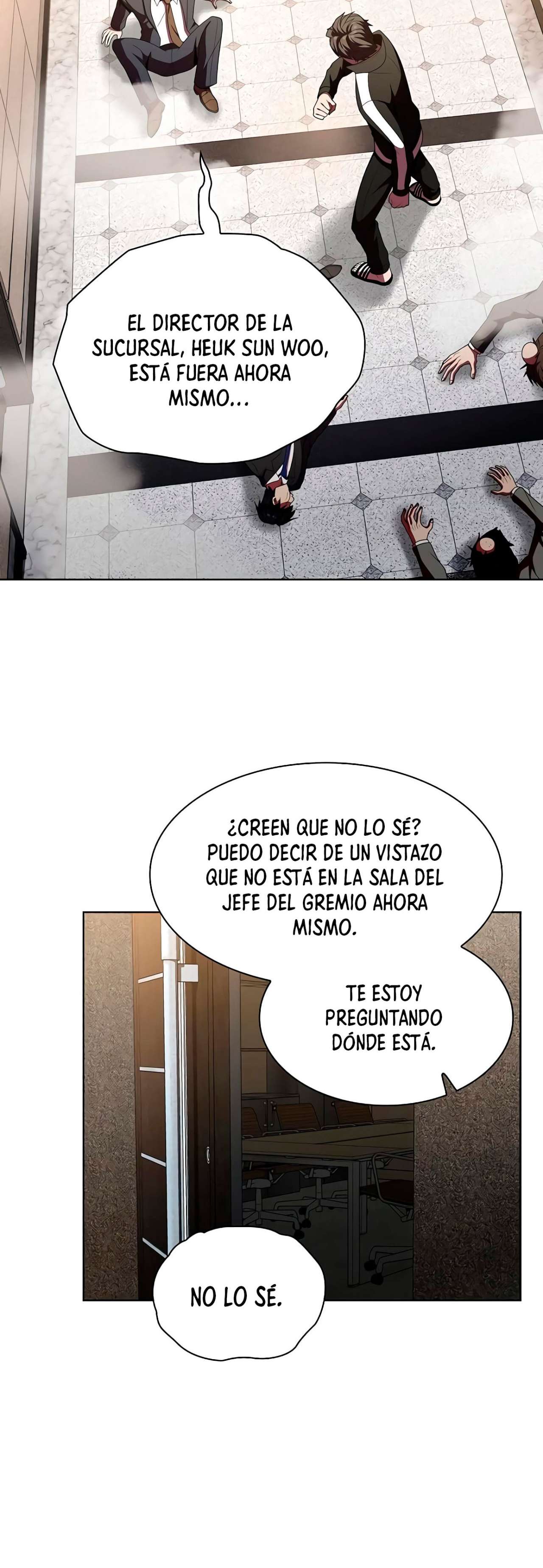 la torre del tutorial con el jugador avanzado Capitulo 46 página 31