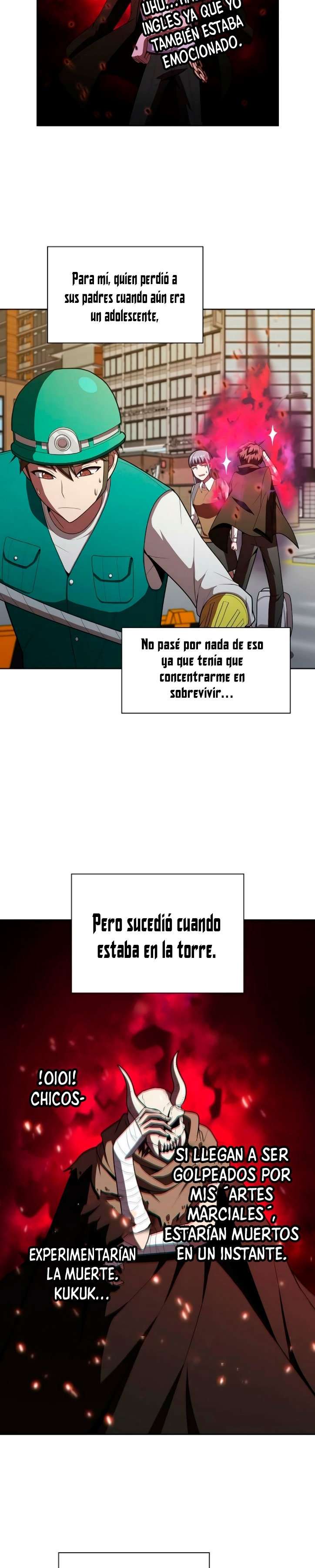 la torre del tutorial con el jugador avanzado Capitulo 47 página 17