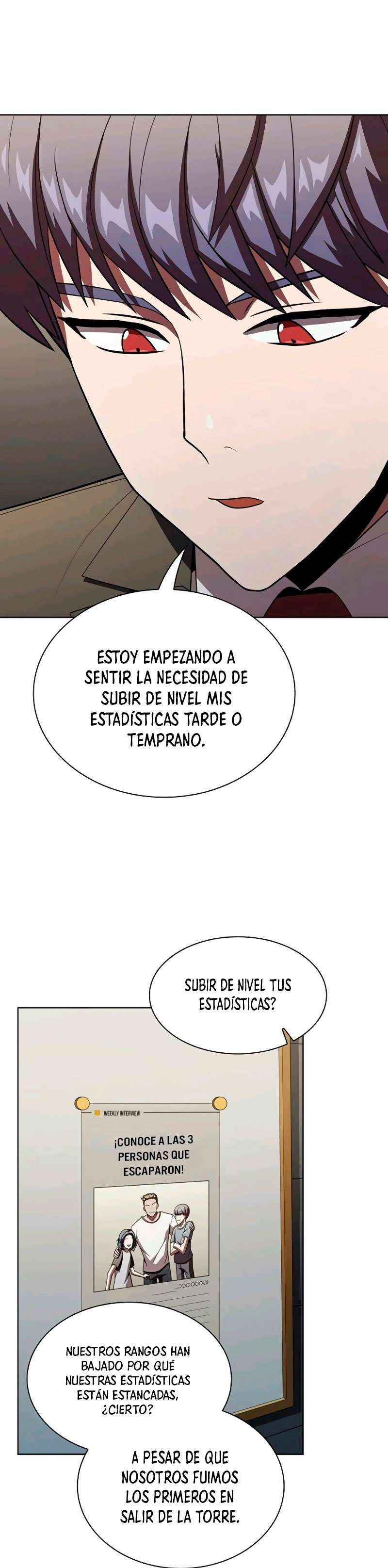 la torre del tutorial con el jugador avanzado Capitulo 48 página 27