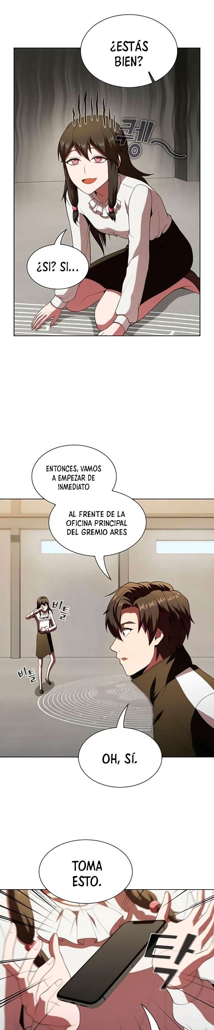 la torre del tutorial con el jugador avanzado Capitulo 50 página 12