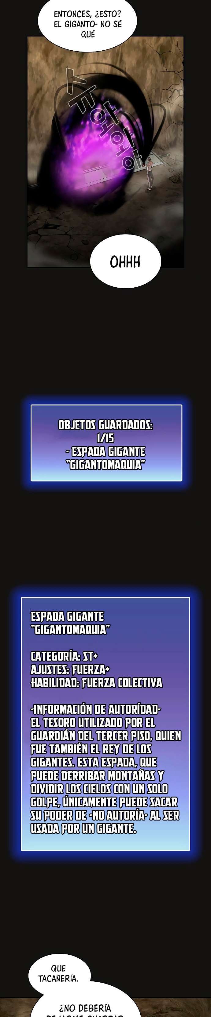 la torre del tutorial con el jugador avanzado Capitulo 52 página 35