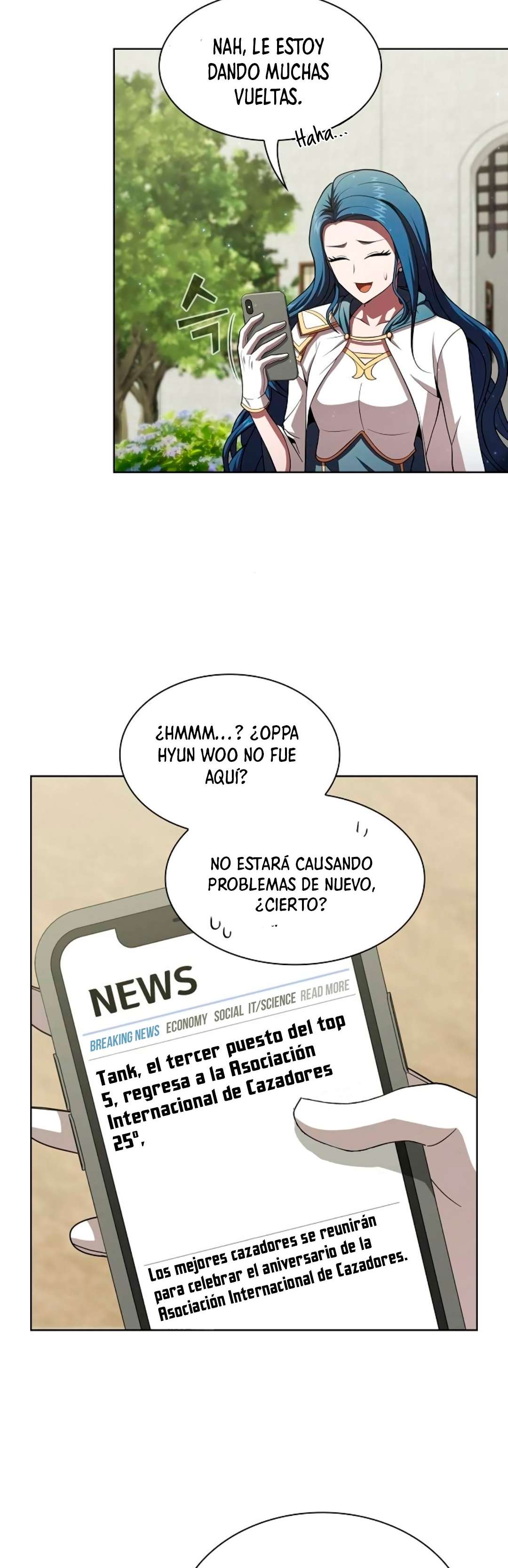 la torre del tutorial con el jugador avanzado Capitulo 55 página 4