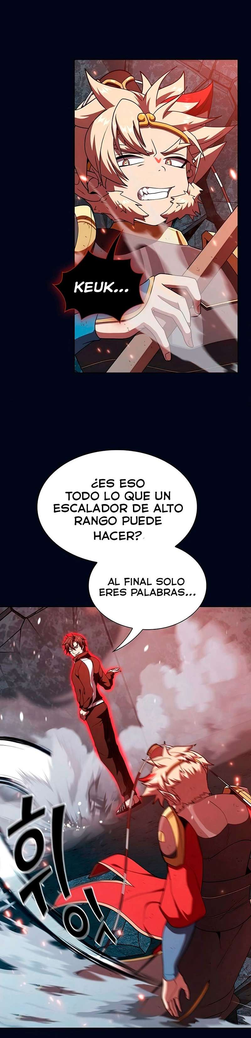 la torre del tutorial con el jugador avanzado Capitulo 73 página 31