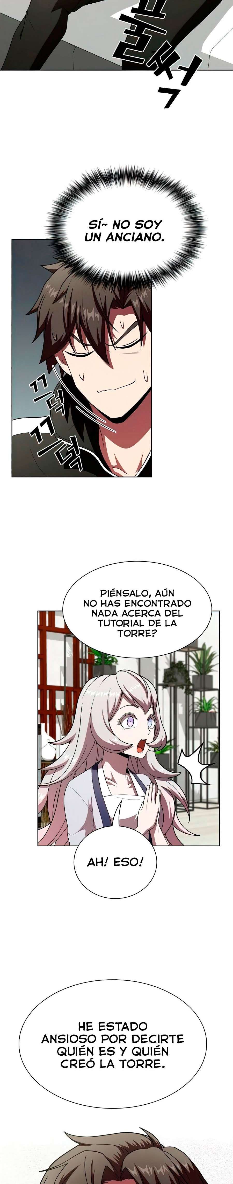 la torre del tutorial con el jugador avanzado Capitulo 75 página 25