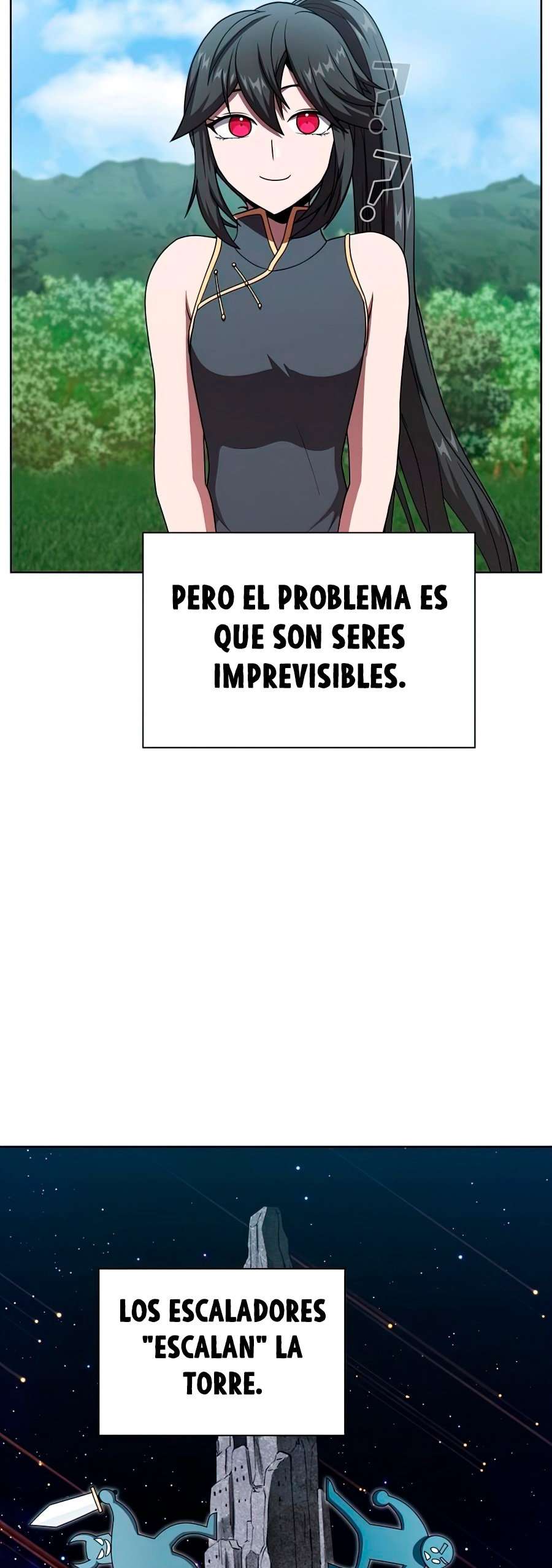 la torre del tutorial con el jugador avanzado Capitulo 76 página 39