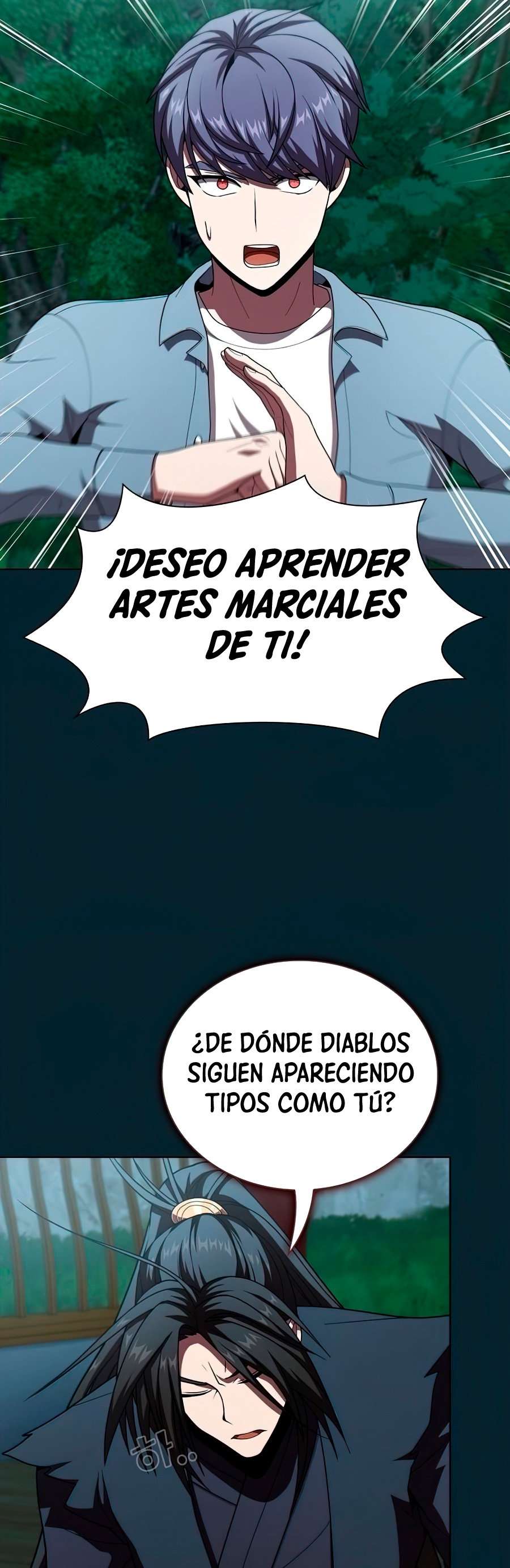 la torre del tutorial con el jugador avanzado Capitulo 77 página 14