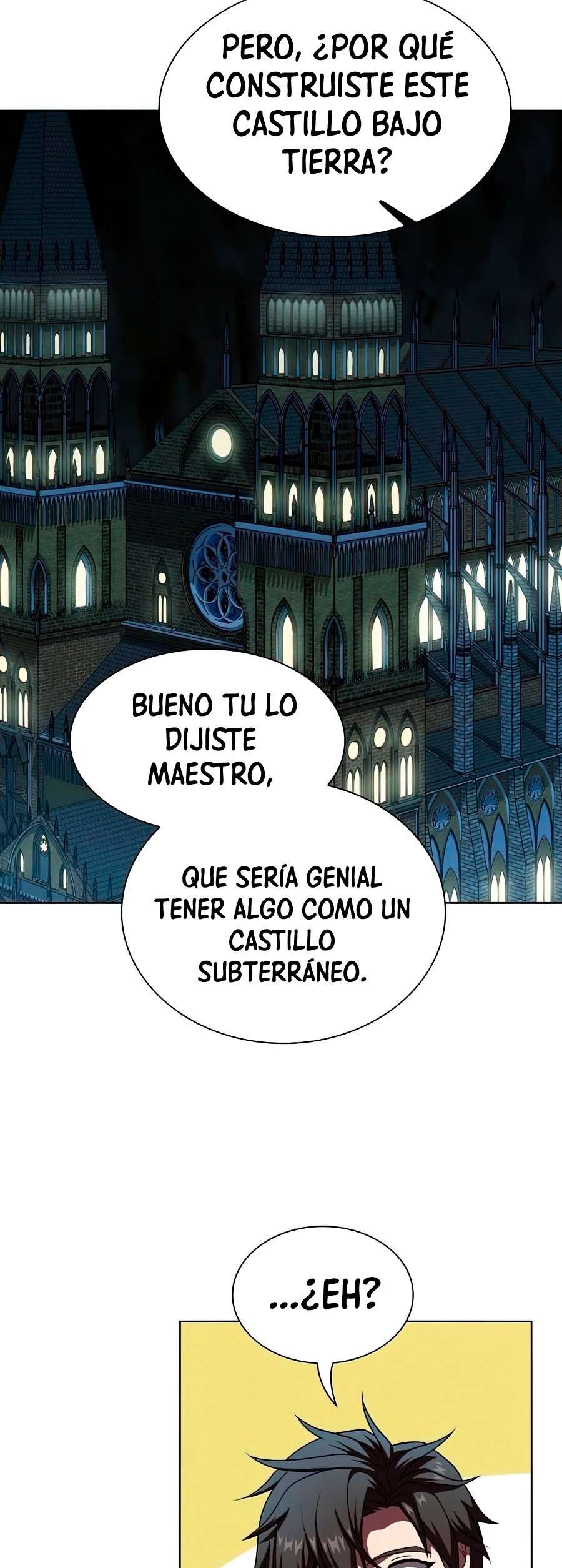 la torre del tutorial con el jugador avanzado Capitulo 77 página 51