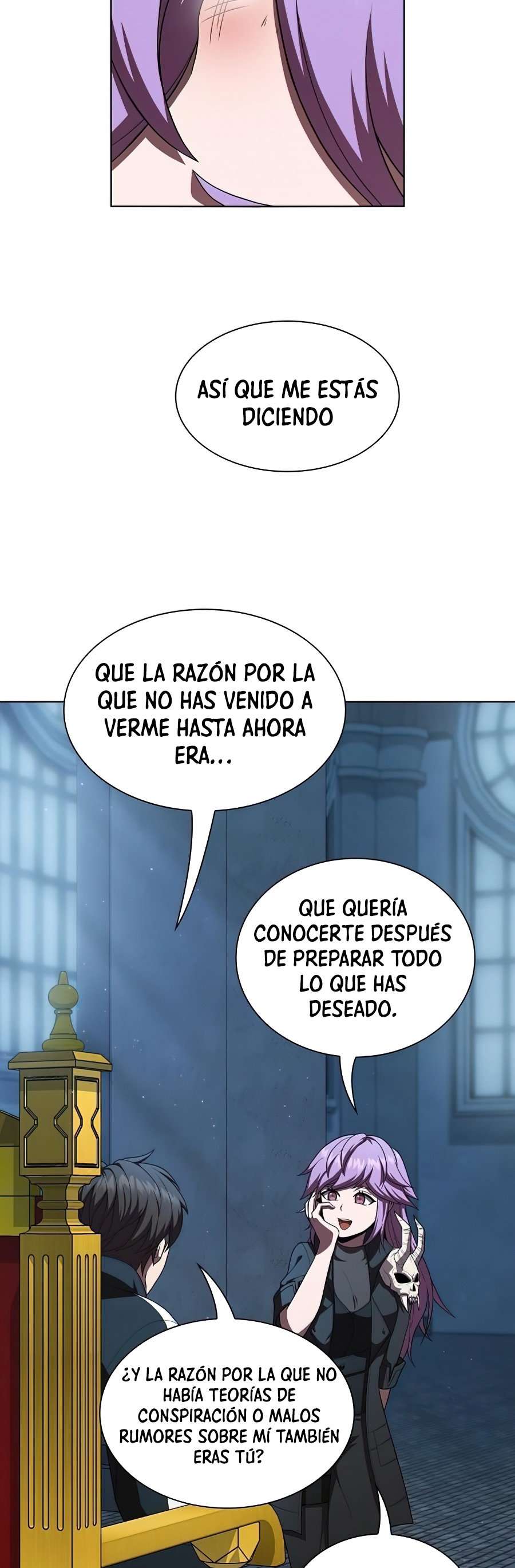 la torre del tutorial con el jugador avanzado Capitulo 78 página 23