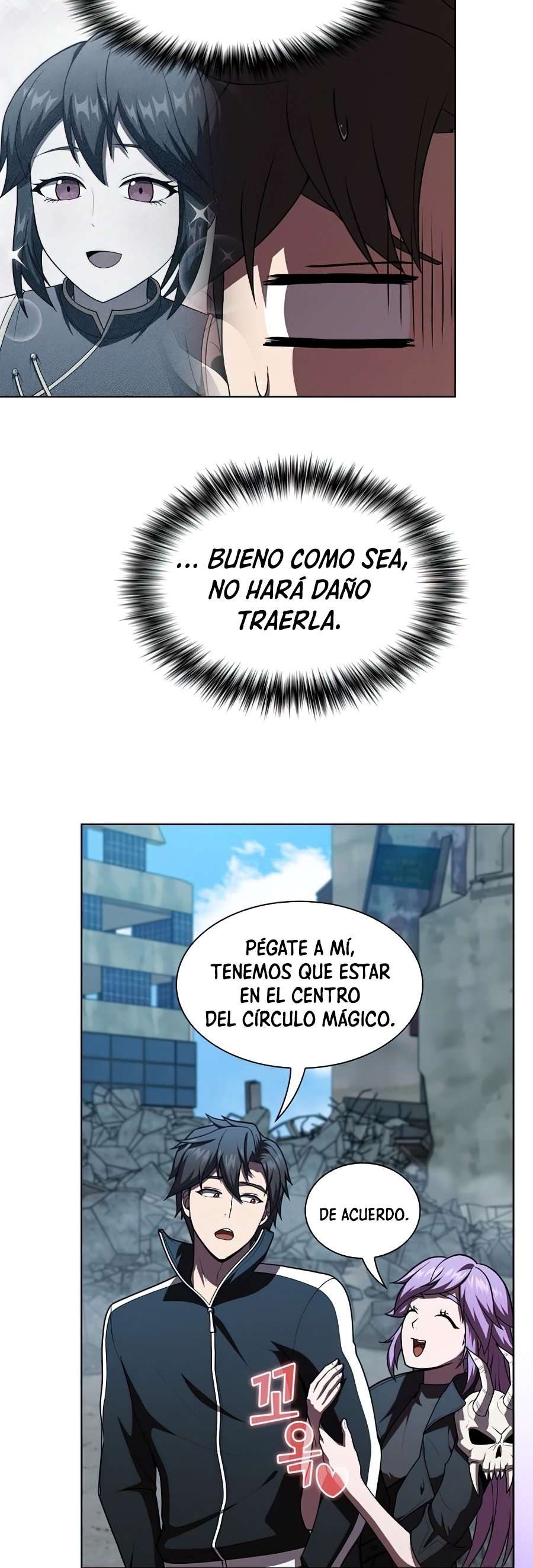 la torre del tutorial con el jugador avanzado Capitulo 78 página 30