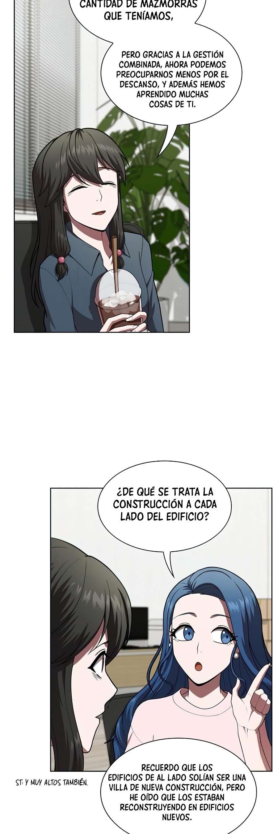 la torre del tutorial con el jugador avanzado Capitulo 81 página 36