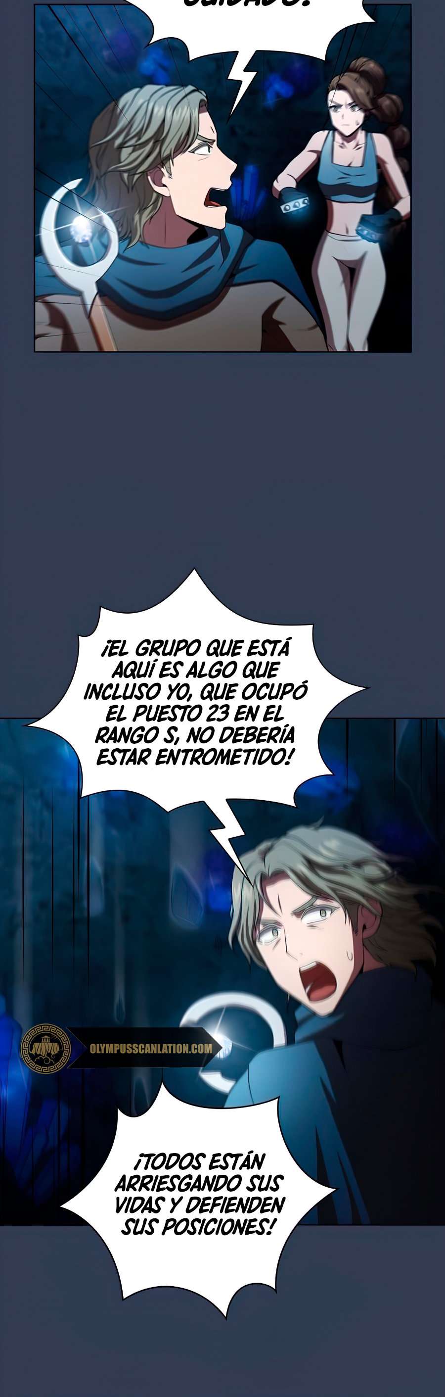 la torre del tutorial con el jugador avanzado Capitulo 82 página 50