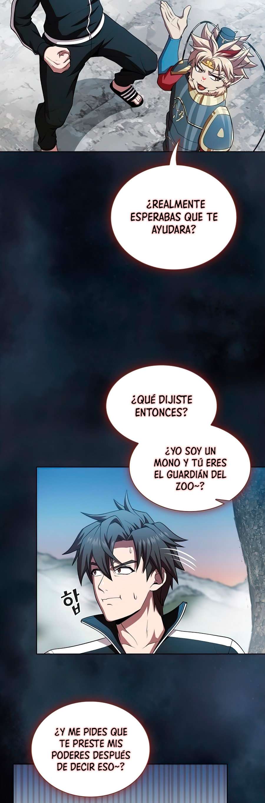 la torre del tutorial con el jugador avanzado Capitulo 88 página 40