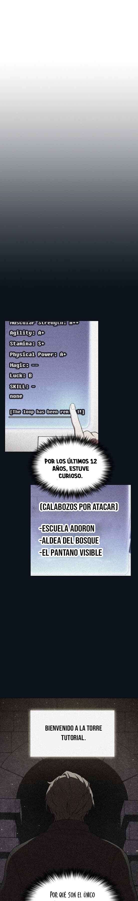 la torre del tutorial con el jugador avanzado Capitulo 9 página 21