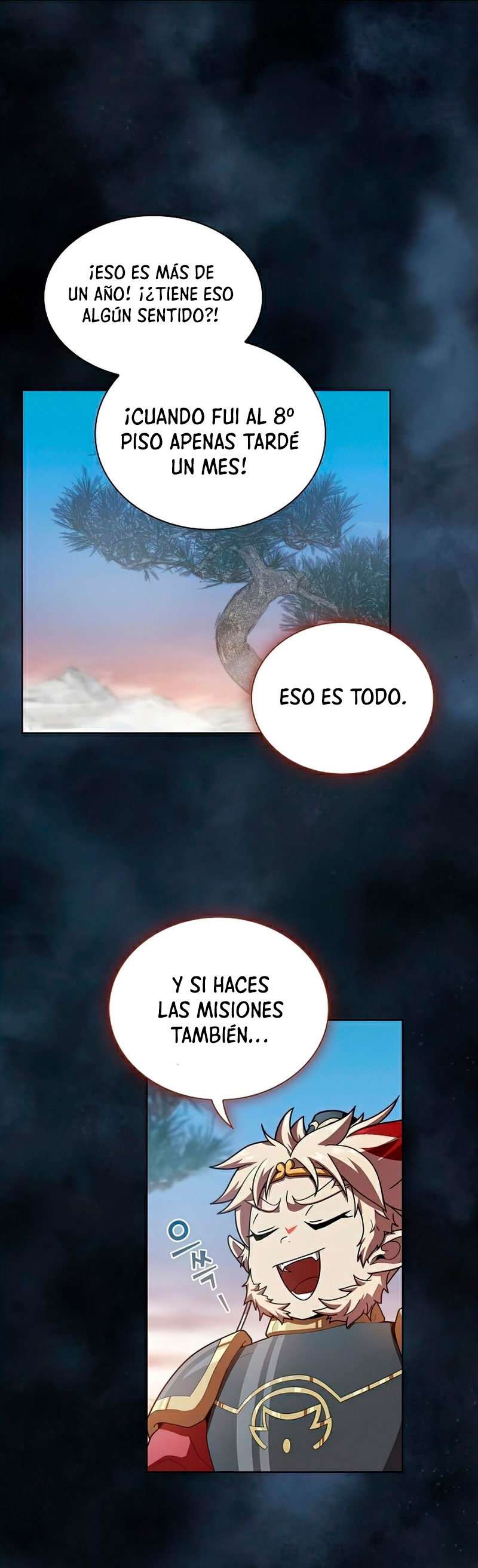 la torre del tutorial con el jugador avanzado Capitulo 93 página 24