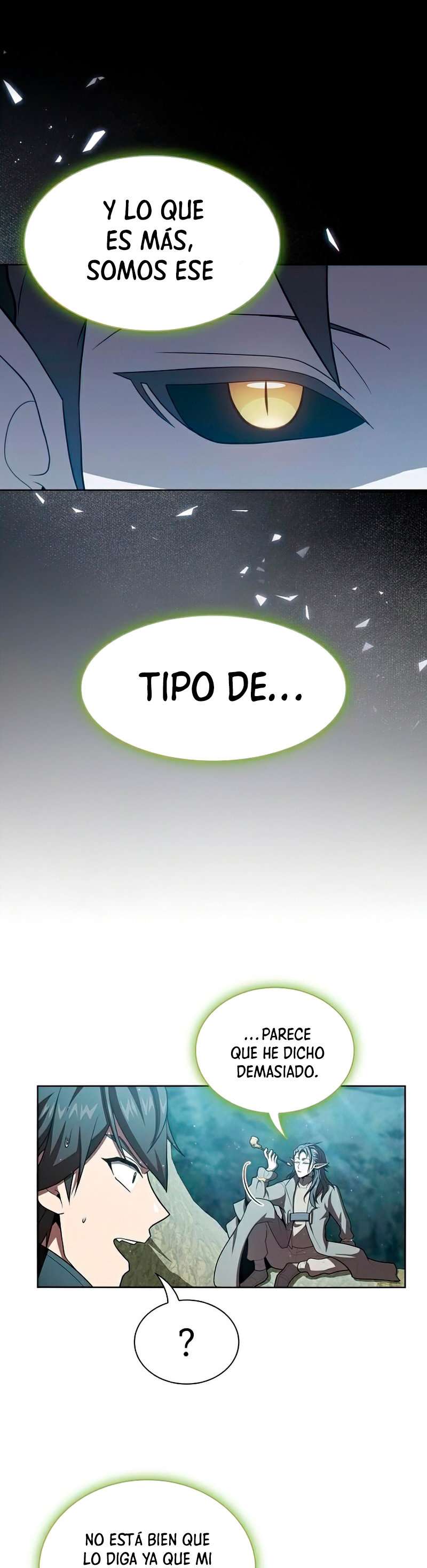 la torre del tutorial con el jugador avanzado Capitulo 95 página 19