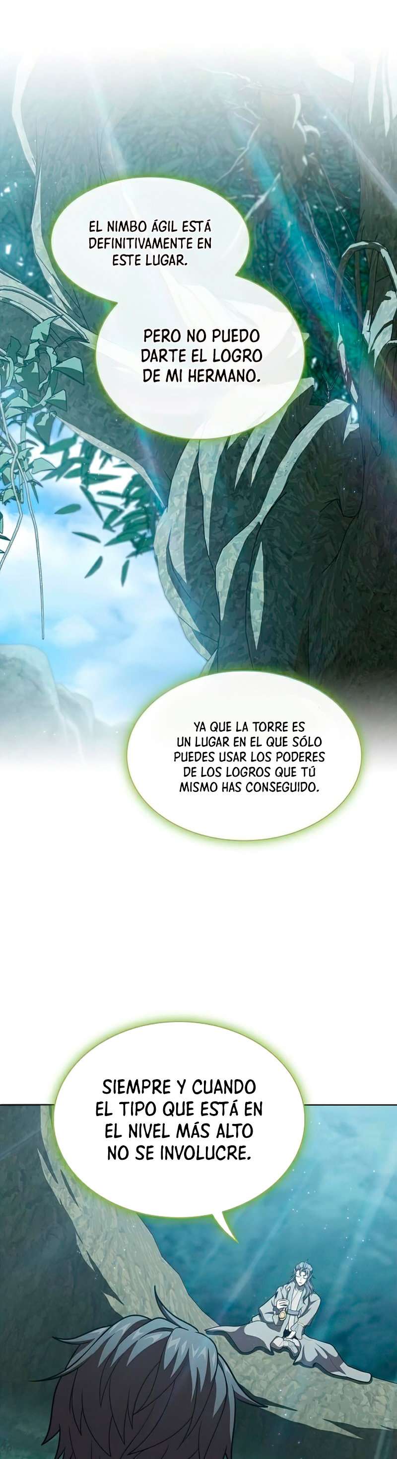 la torre del tutorial con el jugador avanzado Capitulo 95 página 22