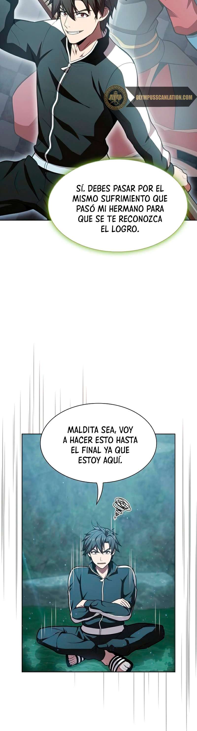 la torre del tutorial con el jugador avanzado Capitulo 95 página 44