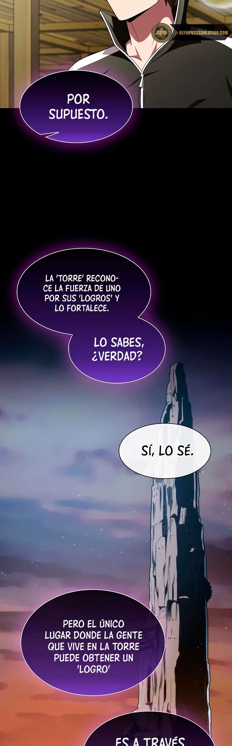 la torre del tutorial con el jugador avanzado Capitulo 99 página 30