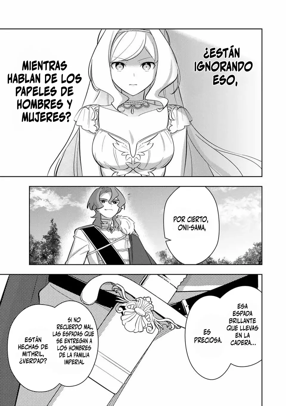 KOUJO TENSEI ~DENSETSU NO DAIMADOUSHI (♂), HIME KISHI TO NARITE DENSETSU NO REIJOU KISHIDAN WO TSUKURI MUSOU SURU Capitulo 3 página 21