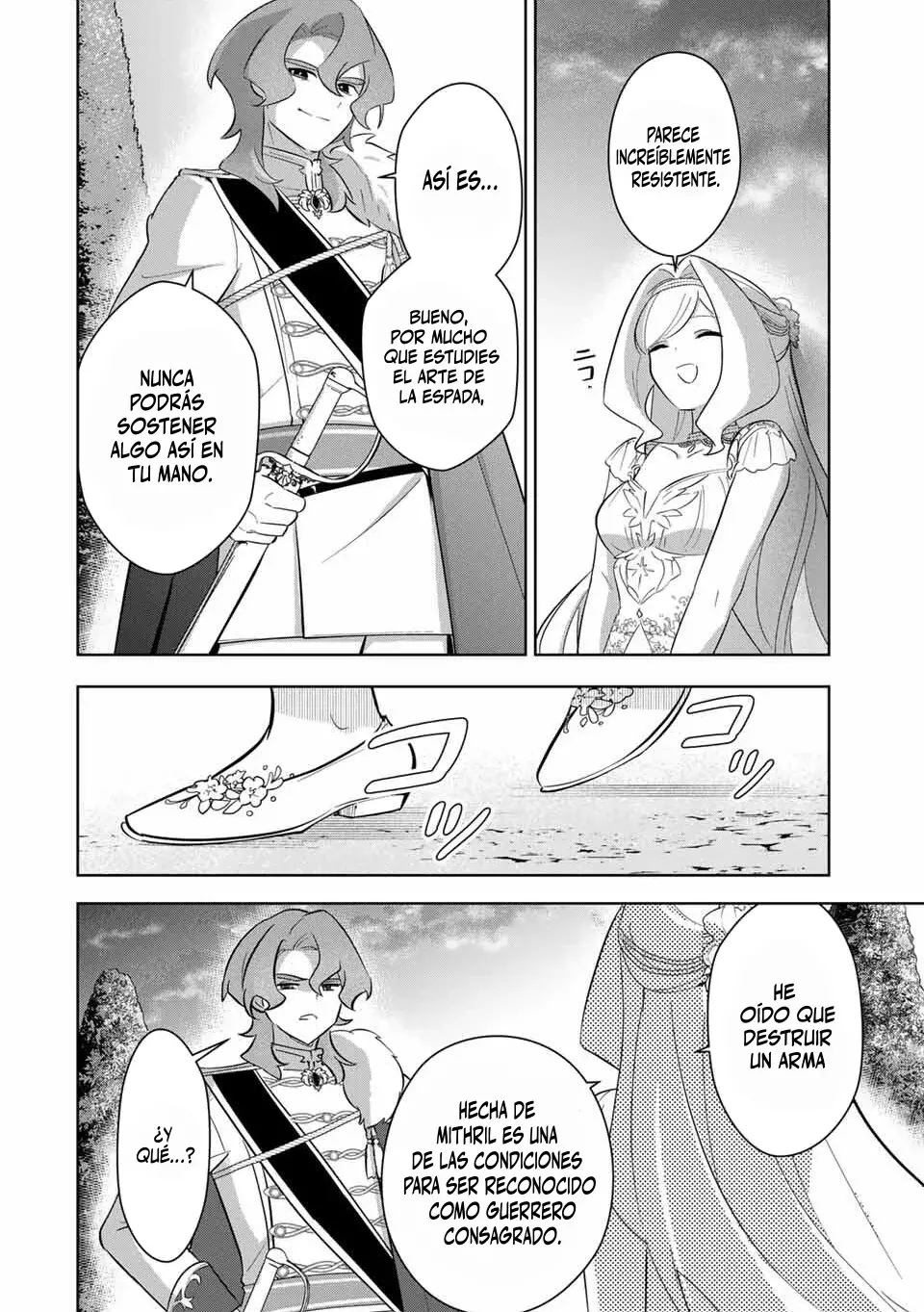 KOUJO TENSEI ~DENSETSU NO DAIMADOUSHI (♂), HIME KISHI TO NARITE DENSETSU NO REIJOU KISHIDAN WO TSUKURI MUSOU SURU Capitulo 3 página 22