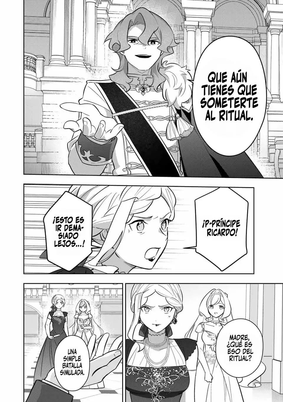 KOUJO TENSEI ~DENSETSU NO DAIMADOUSHI (♂), HIME KISHI TO NARITE DENSETSU NO REIJOU KISHIDAN WO TSUKURI MUSOU SURU Capitulo 4 página 6