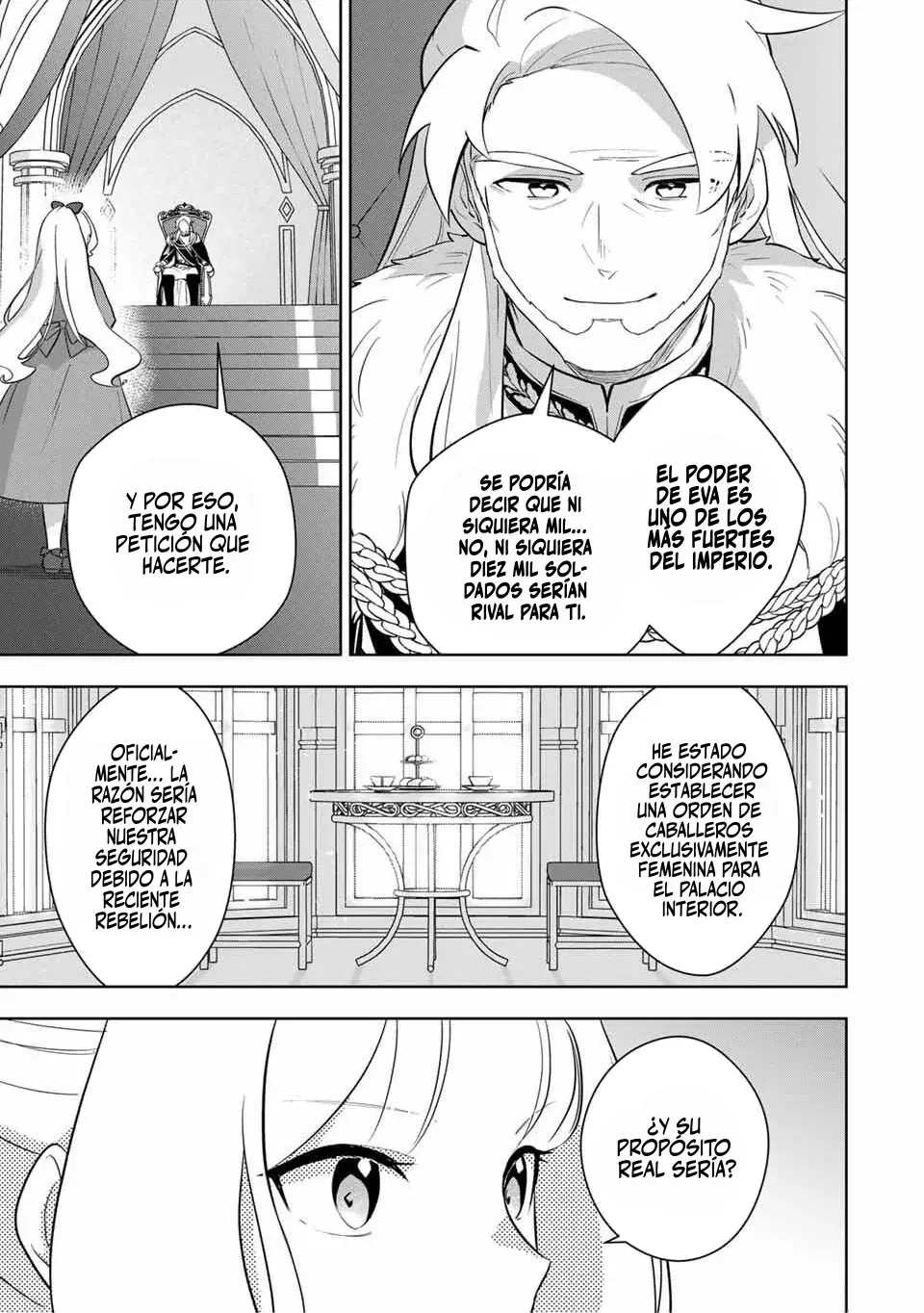 KOUJO TENSEI ~DENSETSU NO DAIMADOUSHI (♂), HIME KISHI TO NARITE DENSETSU NO REIJOU KISHIDAN WO TSUKURI MUSOU SURU Capitulo 8 página 13