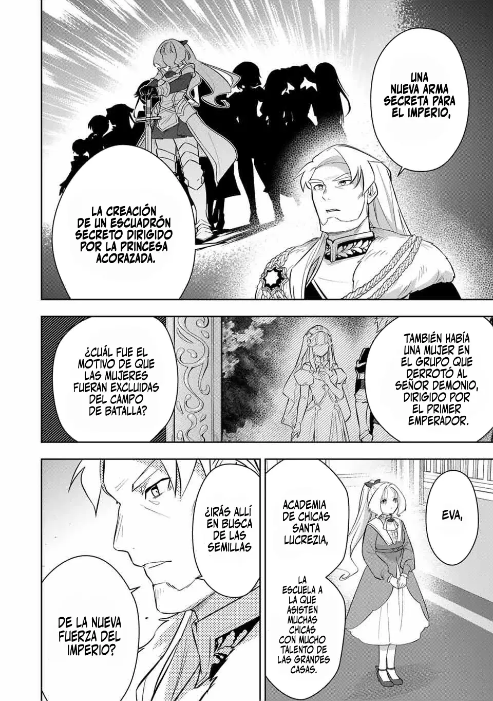 KOUJO TENSEI ~DENSETSU NO DAIMADOUSHI (♂), HIME KISHI TO NARITE DENSETSU NO REIJOU KISHIDAN WO TSUKURI MUSOU SURU Capitulo 8 página 14
