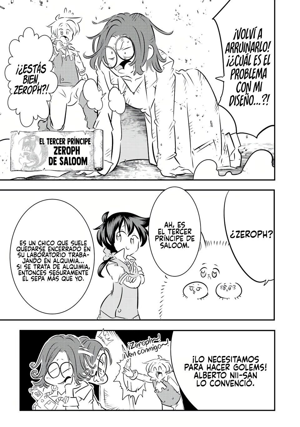 Tensei Shitara dai Nana Ouji dattanode, Kimamani Majutsu o Kiwamemasu Capitulo 100: El tercer príncipe, Zeroph de Saloom página 21