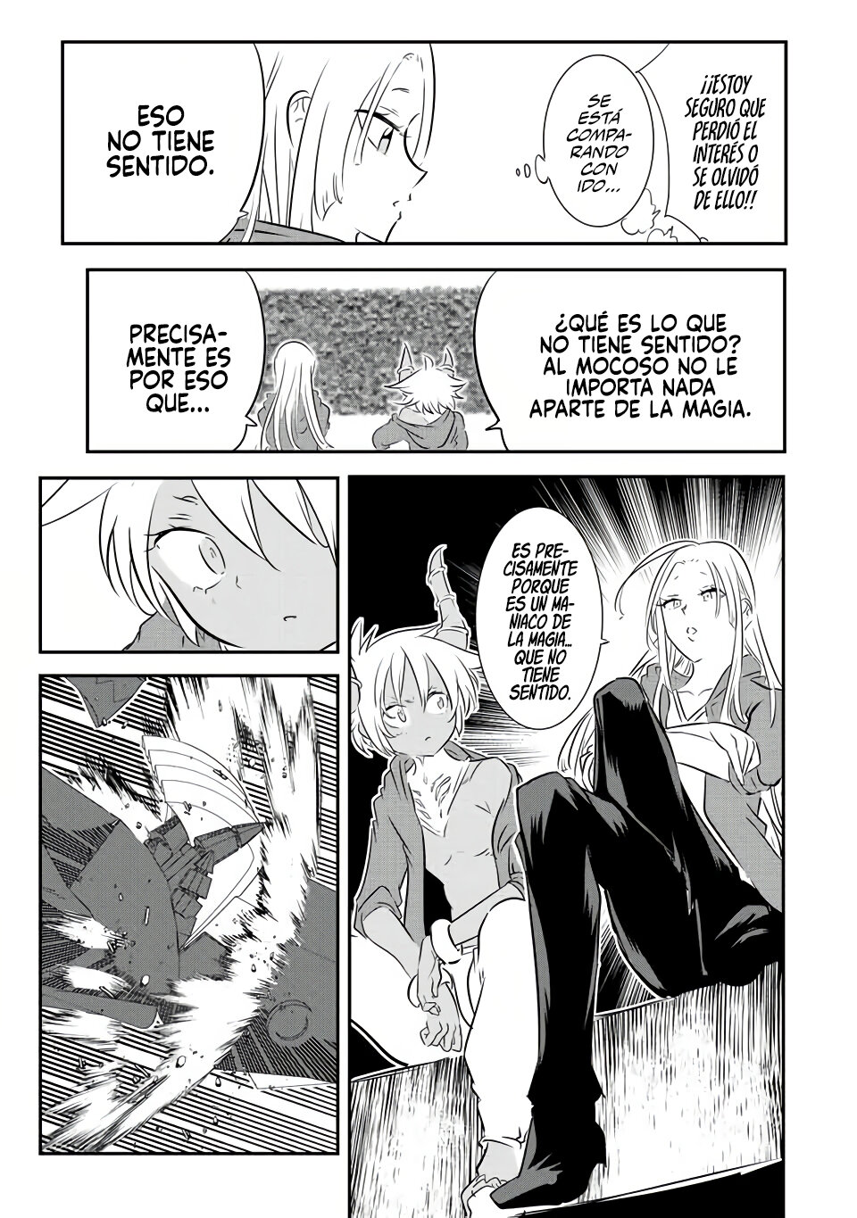 Tensei Shitara dai Nana Ouji dattanode, Kimamani Majutsu o Kiwamemasu Capitulo 118: Un combate final sin el protagonista página 12