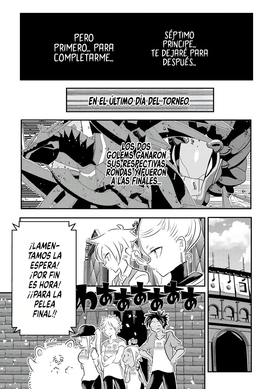 Tensei Shitara dai Nana Ouji dattanode, Kimamani Majutsu o Kiwamemasu Capitulo 118: Un combate final sin el protagonista página 6