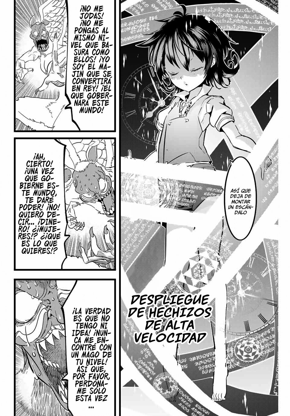 Tensei Shitara dai Nana Ouji dattanode, Kimamani Majutsu o Kiwamemasu Capitulo 13: El majin está aterrado página 9