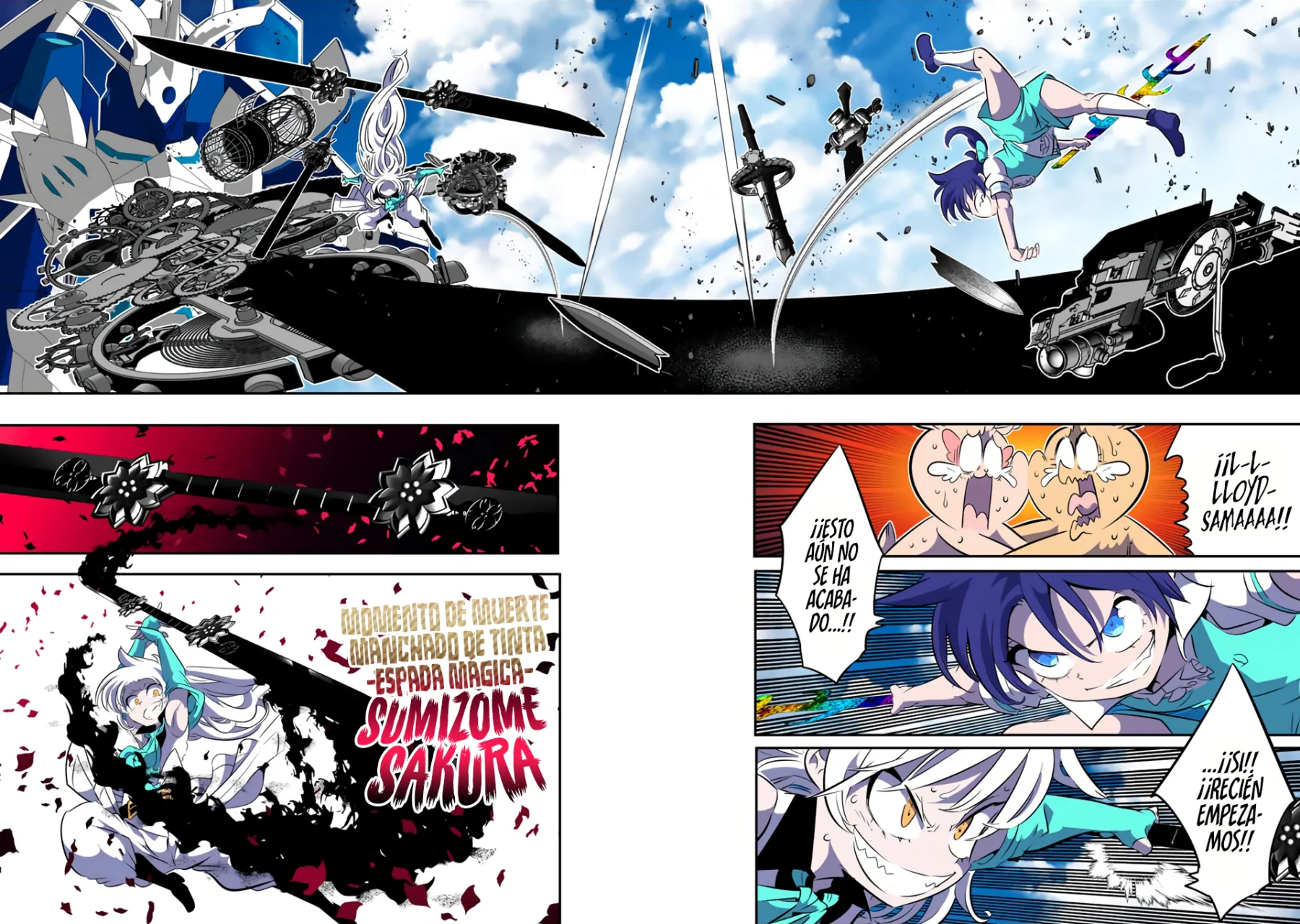 Tensei Shitara dai Nana Ouji dattanode, Kimamani Majutsu o Kiwamemasu Capitulo 138: Monocromo vs Arcoíris página 11