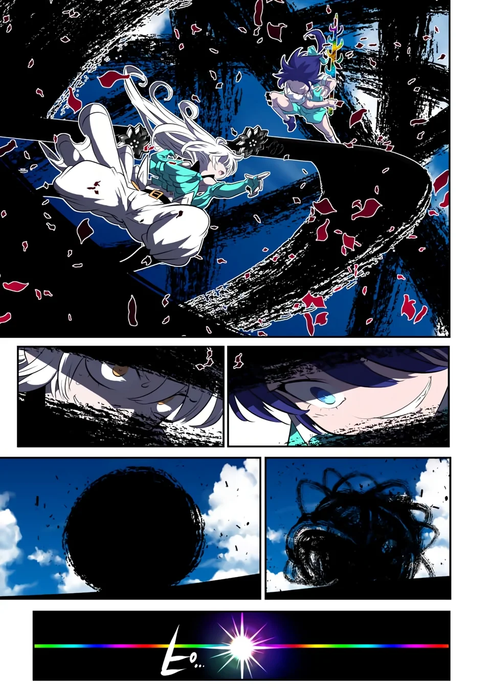 Tensei Shitara dai Nana Ouji dattanode, Kimamani Majutsu o Kiwamemasu Capitulo 138: Monocromo vs Arcoíris página 13